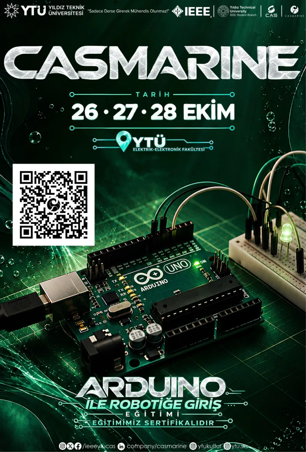Arduino ile Robotiğe Giriş Eğitimi afişi